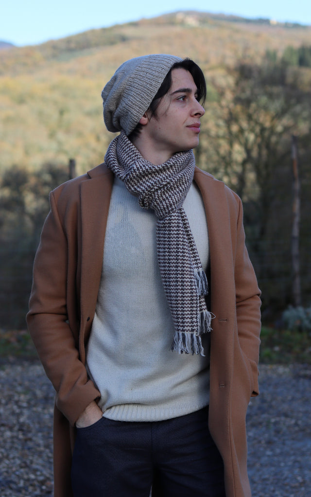 5 HAND-KNITTED HATS - TWOPLY