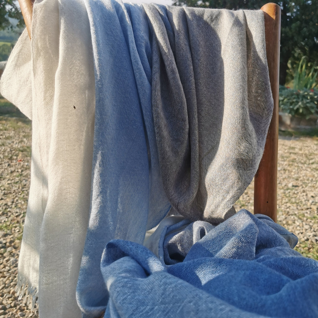 6 CASHMERE & SILK SHAWL/SCARF 'CHIA'