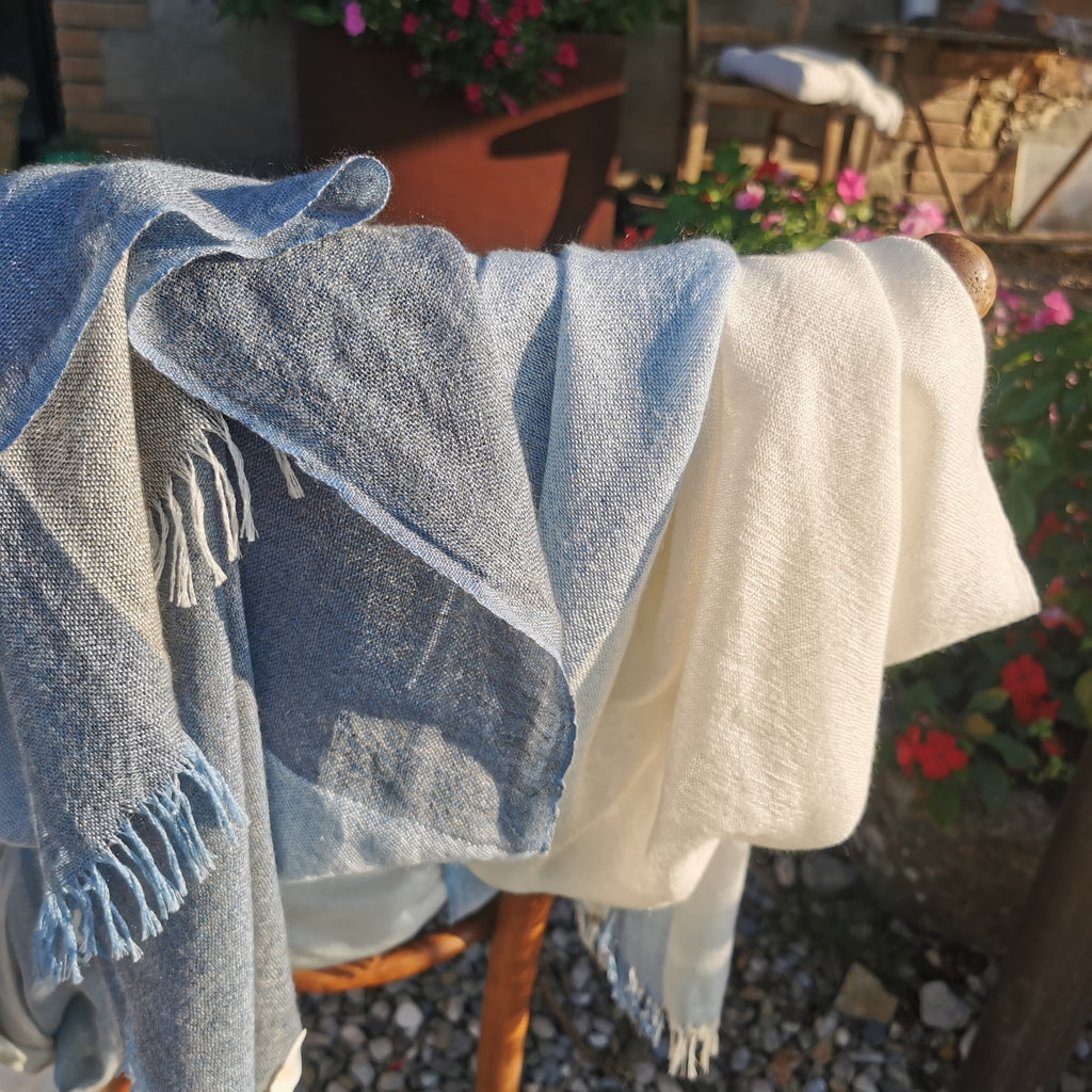 6 CASHMERE & SILK SHAWL/SCARF 'CHIA'