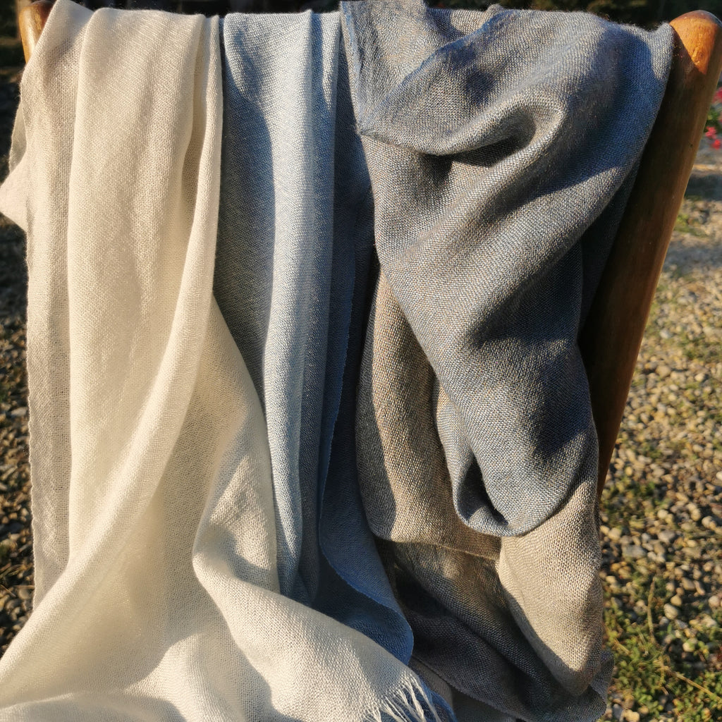 6 CASHMERE & SILK SHAWL/SCARF 'CHIA'