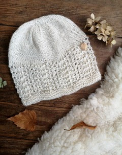 HAND-KNITTED HATS, TWO-PLY LACE WEIGHT