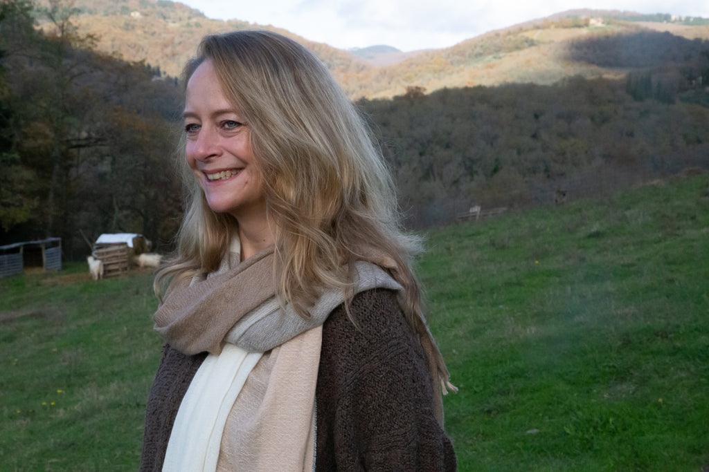 6 CASHMERE & SILK SHAWL/SCARF 'CHIA'