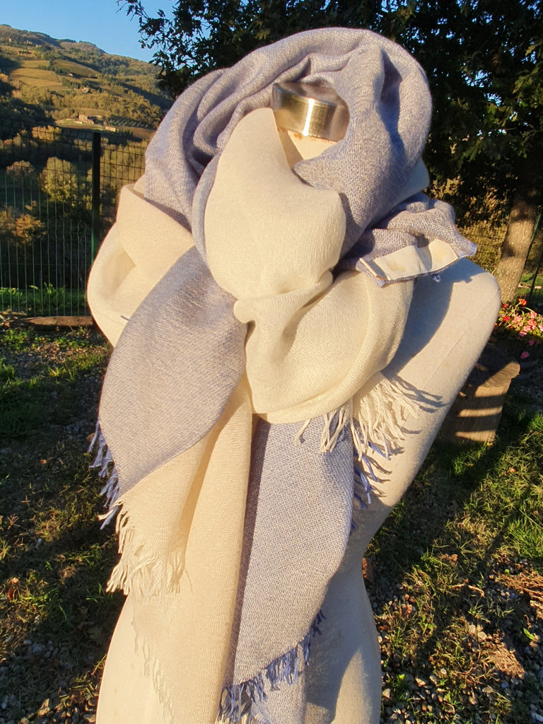 CASHMERE & SILK  SHAWL/SCARF 'CHIA'       NOW IN STOCK!!