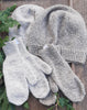 HAND-KNITTED HATS, MITTENS AND SOCKS